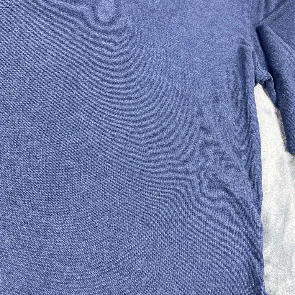 Polo Ralph‎ Lauren Shirt Mens 2XL Long Sleeved Blue Smooth Interlock Cotton Golf